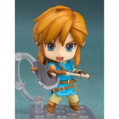 GOOD SMILE COMPANY The Legend Of Zelda: Breath Of The Wild - Link Breath Of The Wild Ver. DX Edition Reissue [Nendoroid 733-DX] -Figuras Maquetas Tienda breath of the wild nendoroid link dx 3