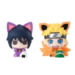 MegaHouse NARUTO Shippuden Maneki Kyubi Dattebayo! Set Of 2 [Petit Chara Land] -Figuras Maquetas Tienda naruto shippuden maneki kyubi dattebayo set of 2 petit chara land 1 3