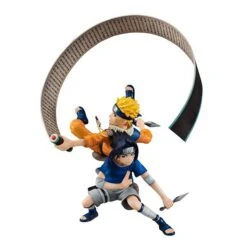 MegaHouse Naruto Shippuden Uzumaki Naruto And Sasuke Limited Edition [G.E.M. Remix]