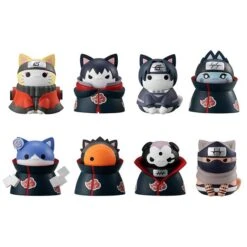 Nyaruto! NARUTO Shippuden, Nyaruto! "Akatsuki's" To Zenmen Taiketsu! 8Pack BOX CANDY TOY [Megahouse]
