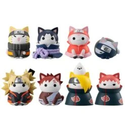 Nyaruto! NARUTO Shippuden, Nyaruto! Battle! "Akatsuki's" Attack Arc 8Pack BOX CANDY TOY [Megahouse]