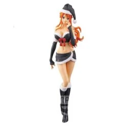 ONE PIECE - GLITTER & GLAMOURS NAMI CHRISTMAS STYLE BLACK VERSION [Banpresto] [Used]