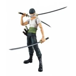 MegaHouse ONE PIECE - Roronoa Zoro PAST BLUE [Variable Action Heroes] -Figuras Maquetas Tienda one piece roronoa zoro past blue variable action heroes 1 2