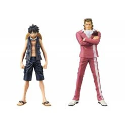 BANPRESTO ONE PIECE - THE GRANDLINE MEN - ONE PIECE FILM GOLD VOL.1 MONKEY D. LUFFY & GUILD TESORO [Used]