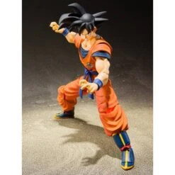 S.H.FIGUARTS: Dragon Ball - Son Goku (Saiyan Raised On Earth Ver.) REISSUE [Bandai Spirits] -Figuras Maquetas Tienda shfiguarts dragon ball son goku saiyan raised on earth ver reissue bandai spirits 1 2