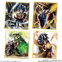 Shokugan: Dragon Ball - Shikishi ART RAGING 10Pack BOX (CANDY TOY) [Bandai] -Figuras Maquetas Tienda shokugan dragon ball shikishi art raging 10pack box candy toy bandai 1 2