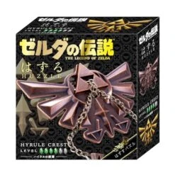 The Legend Of Zelda: 3D Hanayama Puzzle - Hyrule Royal Crest [Nintendo] -Figuras Maquetas Tienda the legend of zelda 3d hanayama puzzle hyrule royal crest nintendo 1 3
