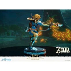 GOOD SMILE COMPANY The Legend Of Zelda: Breath Of The Wild - Link 10 Inch Collector With Led Stand [First 4 Figure] -Figuras Maquetas Tienda the legend of zelda breath of the wild link 10 inch collector first 4 figure 1 11