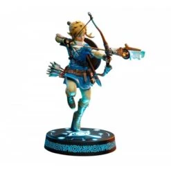 GOOD SMILE COMPANY The Legend Of Zelda: Breath Of The Wild - Link 10 Inch Collector With Led Stand [First 4 Figure] -Figuras Maquetas Tienda the legend of zelda breath of the wild link 10 inch collector first 4 figure 1 3