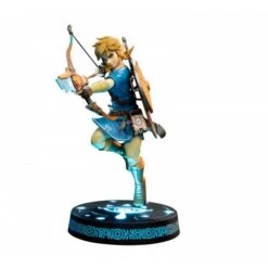 GOOD SMILE COMPANY The Legend Of Zelda: Breath Of The Wild - Link 10 Inch Collector With Led Stand [First 4 Figure] -Figuras Maquetas Tienda the legend of zelda breath of the wild link 10 inch collector first 4 figure 1 9