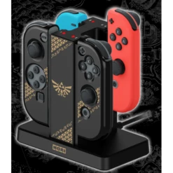 Bandai The Legend Of Zelda Joy-Con Charging Stand + PC Hard Cover Set For Nintendo Switch [Hori]